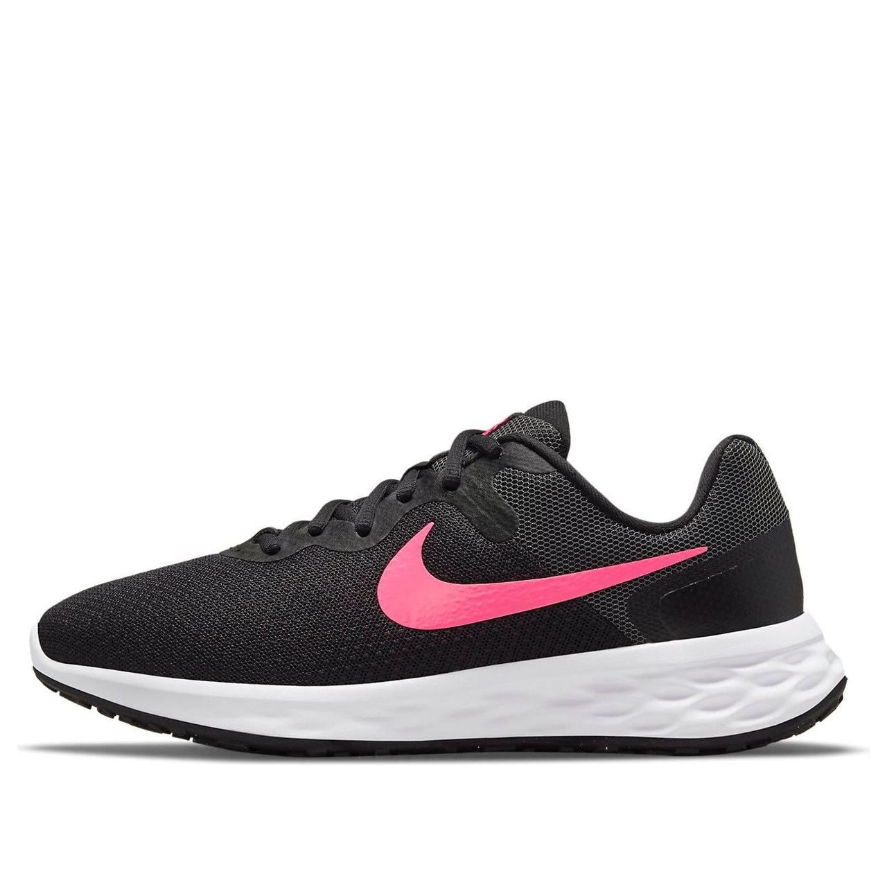 (WMNS) Nike Revolution 6 Next Nature Wide 'Black Hyper Pink' DC9001-002