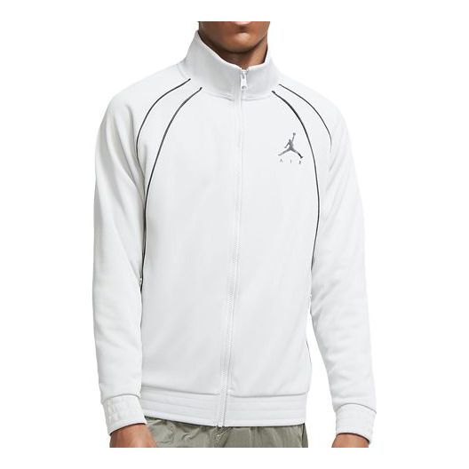 Air Jordan Stand Collar Athleisure Casual Sports Jacket Gray CU2182-077