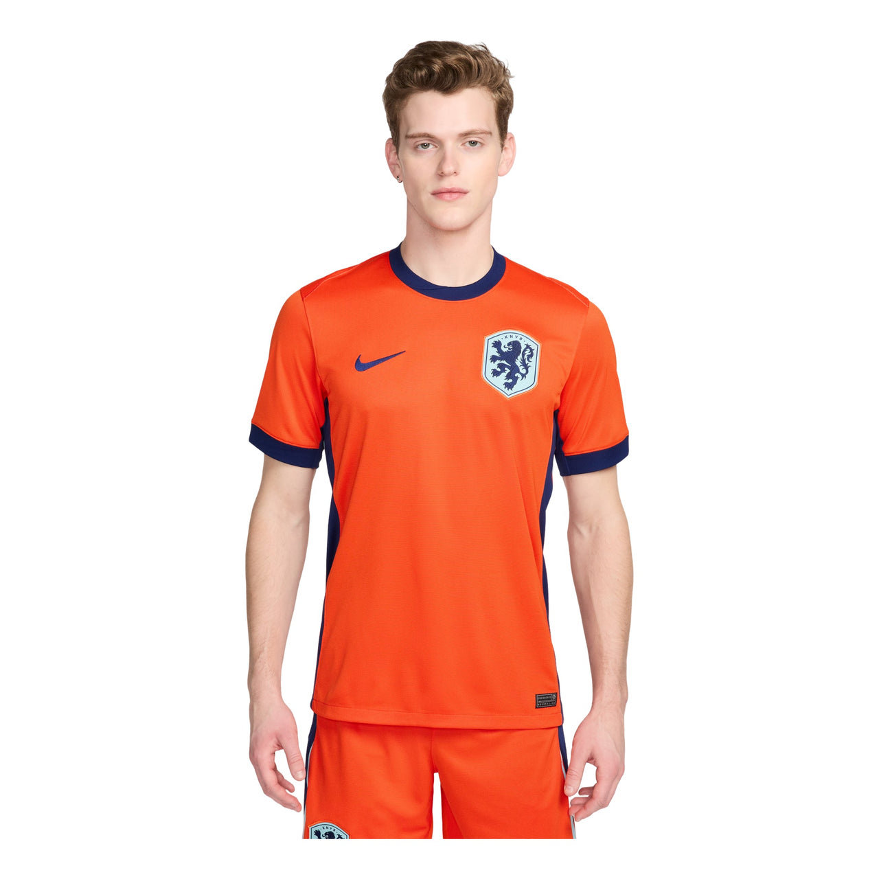 Nike Netherlands 24/25 Stadium Home Replica Soccer Jersey 'Orange' FJ4276-819