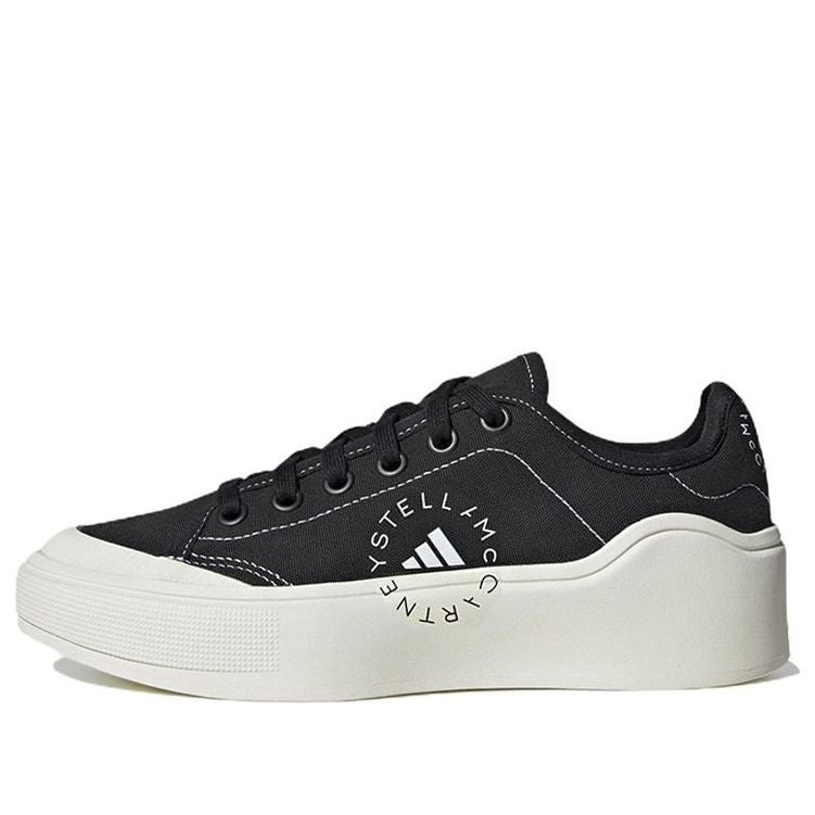 adidas by Stella McCartney Court Shoes 'Core Black Off White' HP5702
