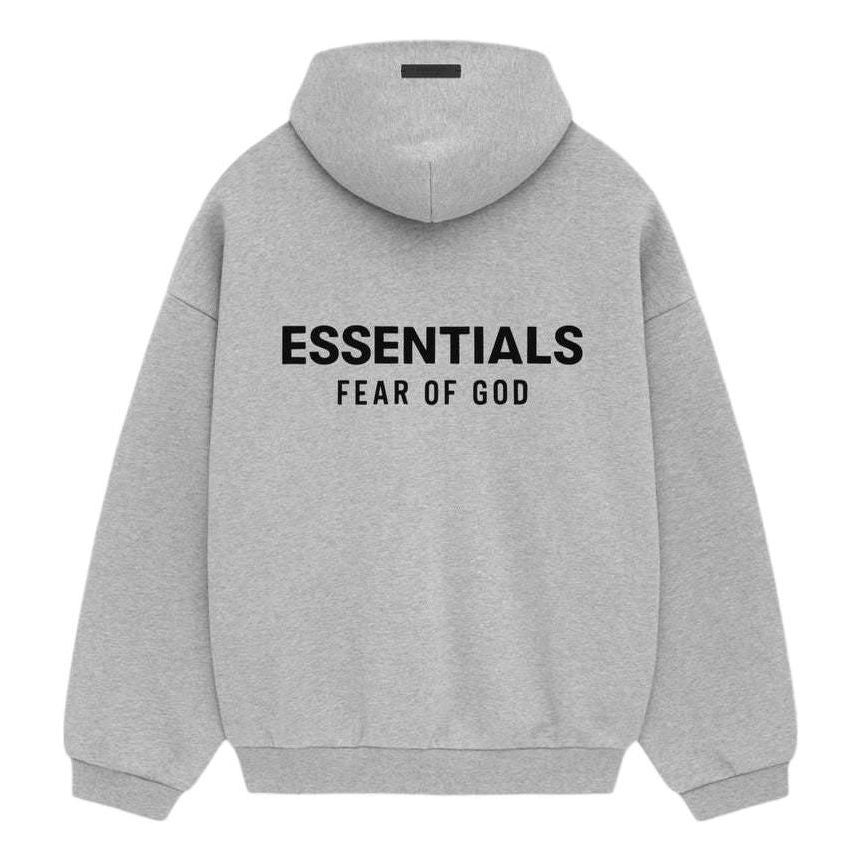 Fear of God Essentials FW24 Fleece Hoodie 'Light Heather Grey' 192HO246258F