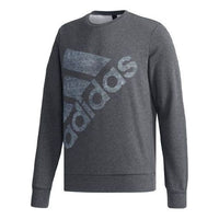 adidas Isc Swt Bos Sports Logo Crew Neck Pullover Men's Dark Grey DM7303