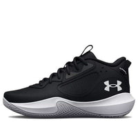 Under Armour Lockdown 6 Basketball Shoes 'Black White' 3026537-001