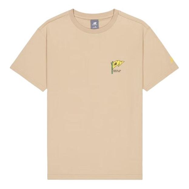 New Balance Flag Graphic T-Shirt Asia Sizing 'Pink' AMT41361-INC