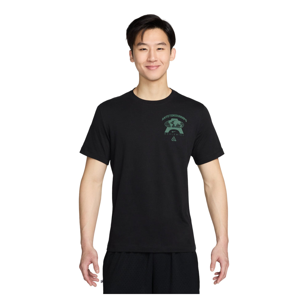 Nike Giannis M90 Basketball T-Shirt Asia Sizing 'Black' FV8409-010