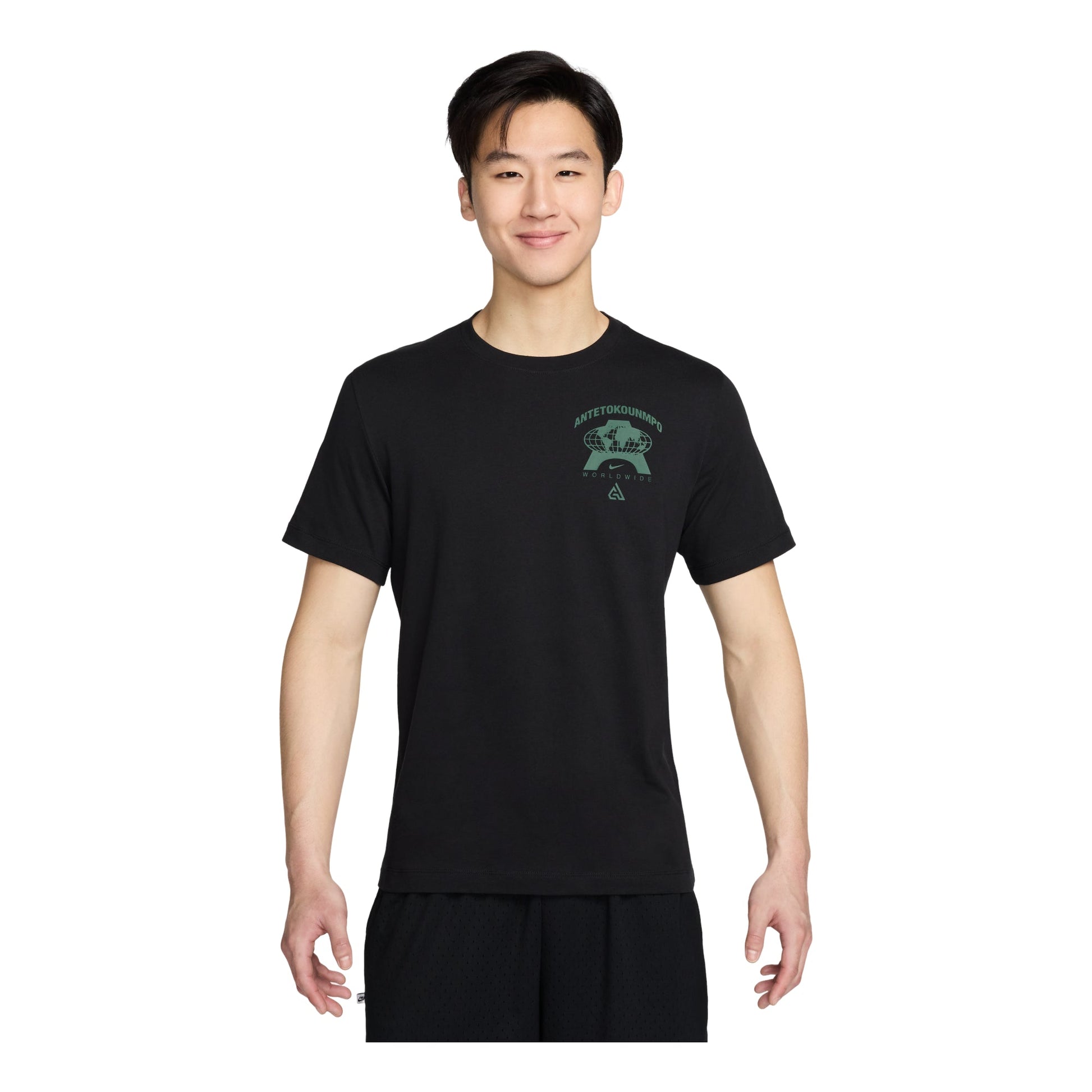 Nike Giannis M90 Basketball T-Shirt Asia Sizing 'Black' FV8409-010