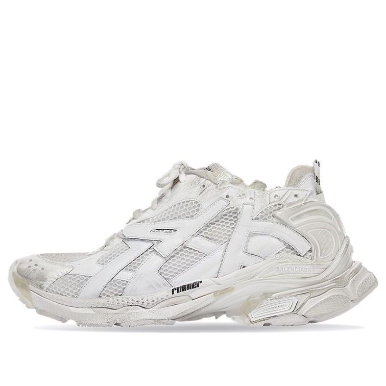 (WMNS) Balenciaga Runner Sneakers 'Whtie Mesh and Nylon' 656063W3RA19000