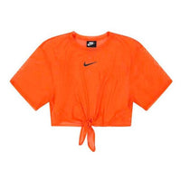 (WMNS) Nike Sportswear Sports Round Neck Short Sleeve Orange CJ2702-891