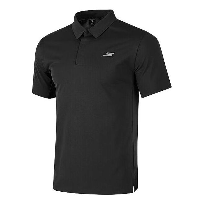 Skechers Logo Polo Shirt 'Black' P323M019-0018