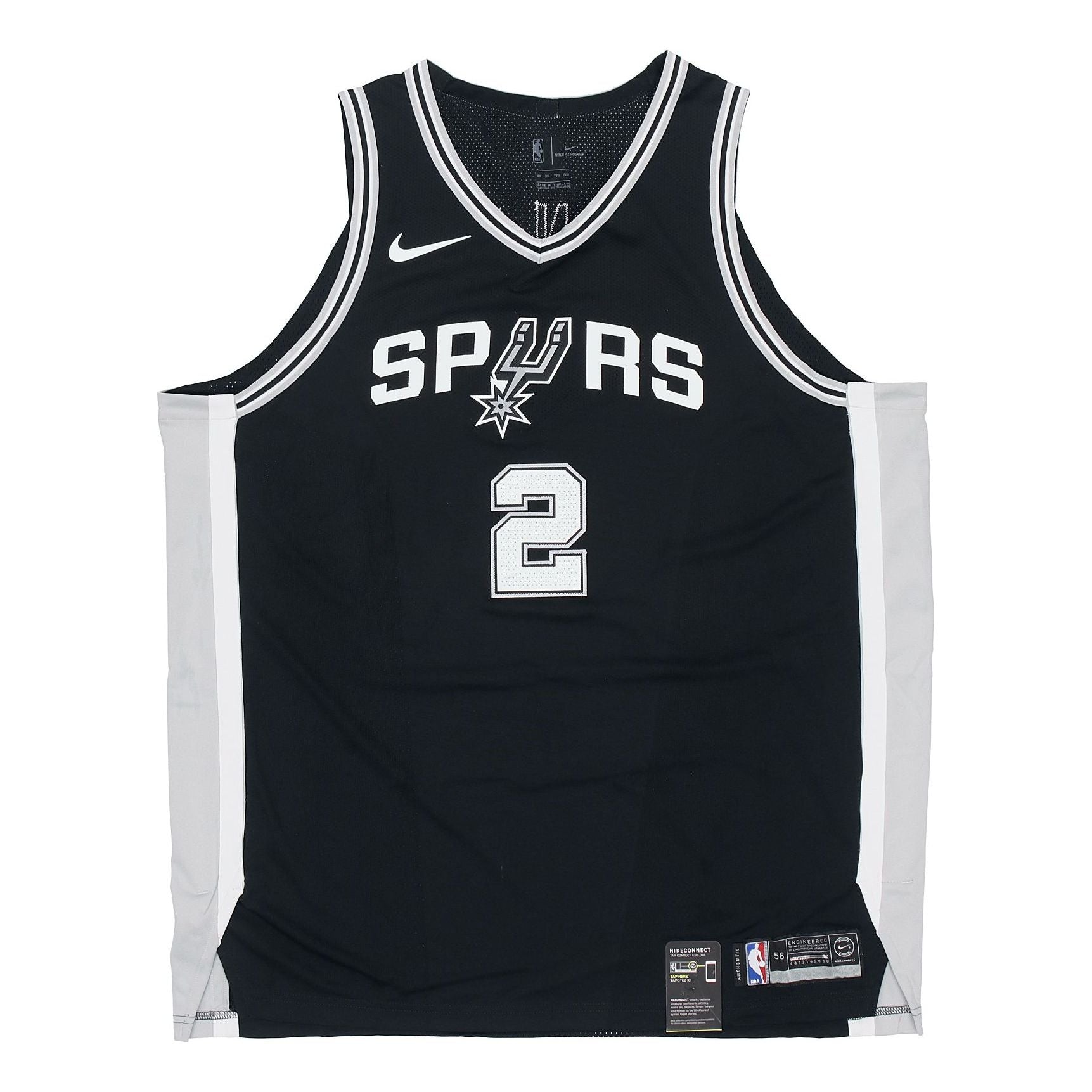 Nike NBA Basketball Vest AU Player Edition San Antonio Spurs 2 Black 863039-010