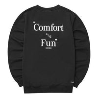Skechers Letter Printed Sweater 'Black White' L421U159-0018