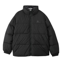 Skechers Fashion Logo Printed Down Jacket 'Black' L423U106-0018