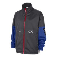 Nike NBA Brooklyn Nets Starting 5 2023/24 City Edition Courtside Jacket 'Dark Smoke Grey Rush Blue' FB4397-018