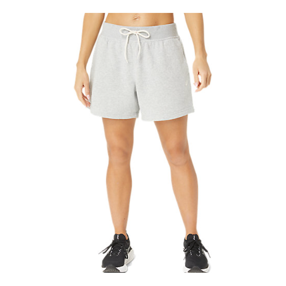 (WMNS) ASICS Sunday Sana Fleece Shorts 'Light Grey Heather' 2032C746-062