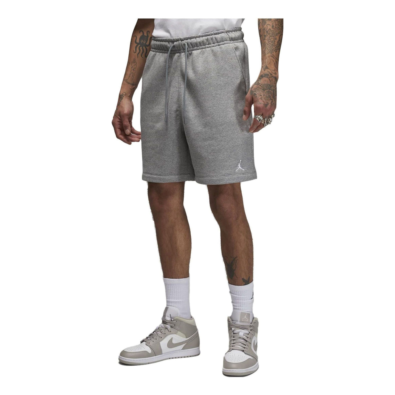 Air Jordan Brooklyn Fleece Shorts 'Carbon Heather' FJ7782-091