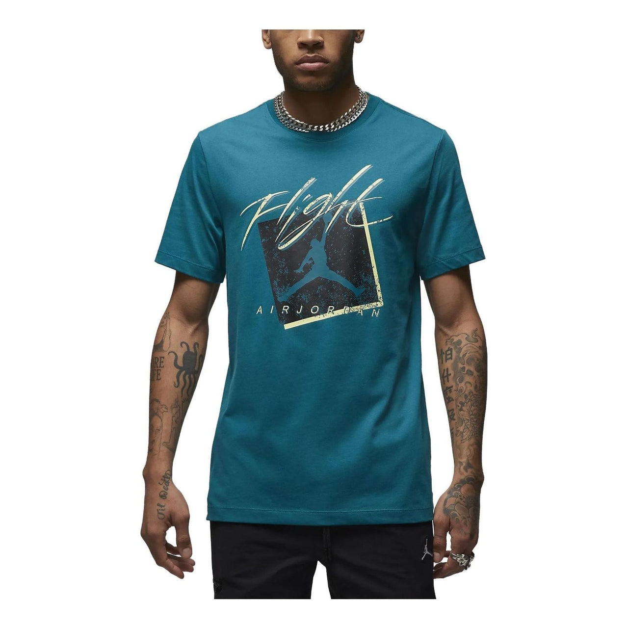 Air Jordan Boxed Flight Logo Graphic T-Shirt 'Teal' DX9593-318