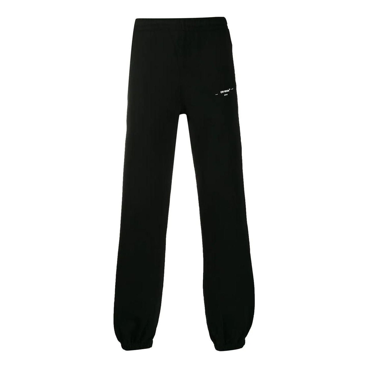 Men's Off-White Small Logo Bundle Feet Sports Pants/Trousers/Joggers Black OMCH020E19D250191001