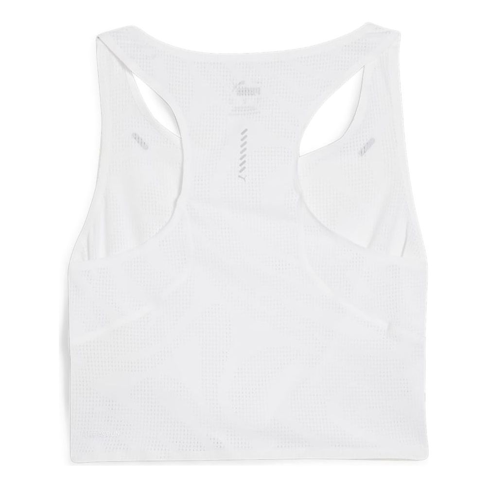 (WMNS) PUMA RUN ULTRASPUN Running Crop Top 'White' 525060-02