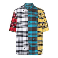 Off-White Multi Check-Print Shirt OMGA205S22FAB00684108410