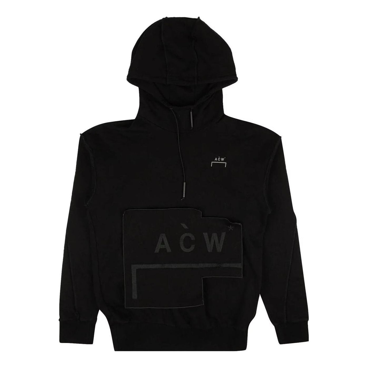 A-COLD-WALL* Velcro Logo Patch Hoodie 'Black' CW9SMF03ACTE-BLAC