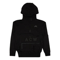 A-COLD-WALL* Velcro Logo Patch Hoodie 'Black' CW9SMF03ACTE-BLAC