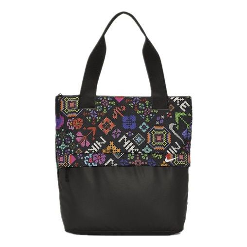 (WMNS) Nike Radiate Training Tote Gym Bag 'Black Multicolor' CK4269-010