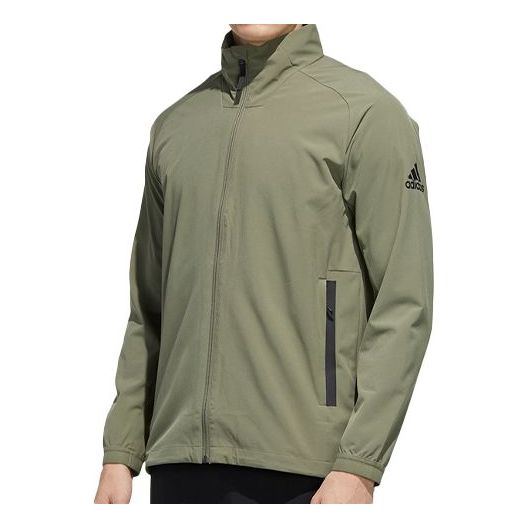 adidas Sports Stand Collar Jacket Green FM7532