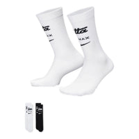 Nike x Patta Everyday Essentials Crew Socks 'White Black' (2 pairs) HM8339-900