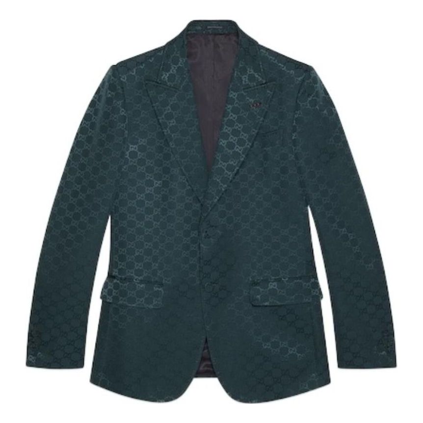 Gucci GG Cotton Faille Jacket 'Green' 770369-ZAHMD-3100