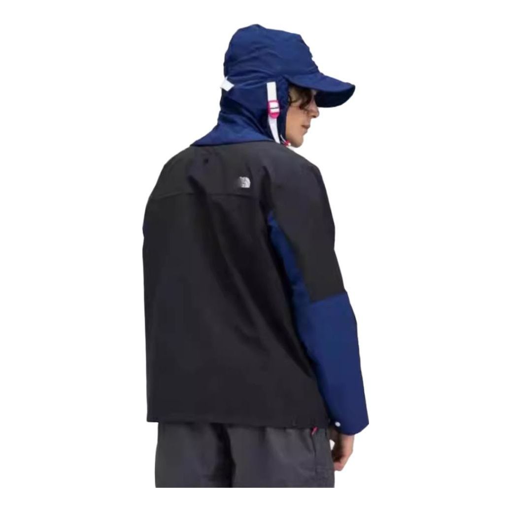 Men's THE NORTH FACE UE Thin and light Windproof Water Repellent hooded casual Jacket Black NF0A49D4-JK3