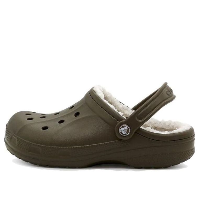 Crocs Classic Lined Clogs 'Walnut Oatmeal' 1624428A