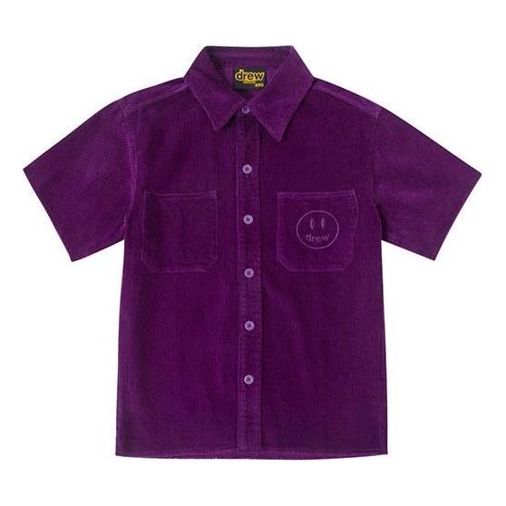 Drew House Corduroy Shirt 'Dark Purple' DR-FW20-203