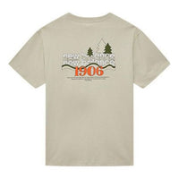 New Balance Logo Graphic T-Shirt Asia Sizing 'Beige' AMT22367-LGB