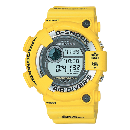 CASIO G-Shock Digital 'Yellow' DW-8250Y-9T