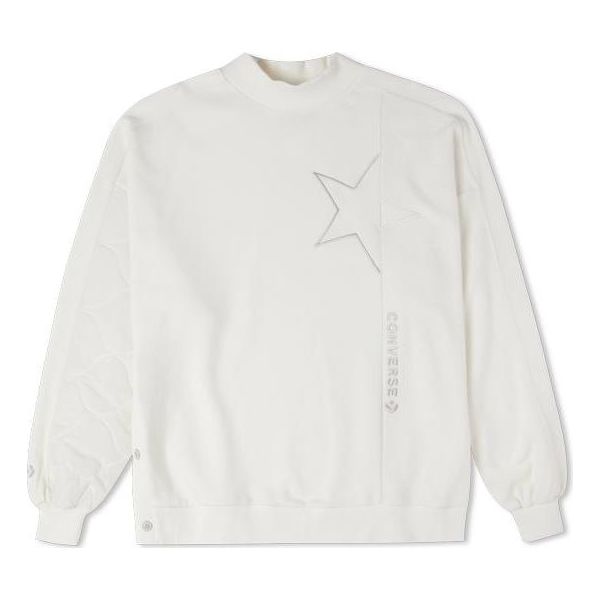 (WMNS) Converse Cozy Utility Crew Asia Sizing 'White' 10025056-A01