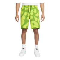 Nike Sportswear Sport Essentials Pattern Full Print Tie Dye Drawstring Shorts Green DM6913-321