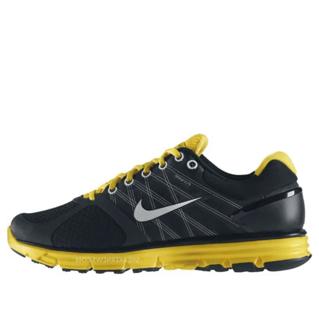 Nike Livestrong x LunarGlide+ 2 LAF 'Black Varsity Maize' 408922-077