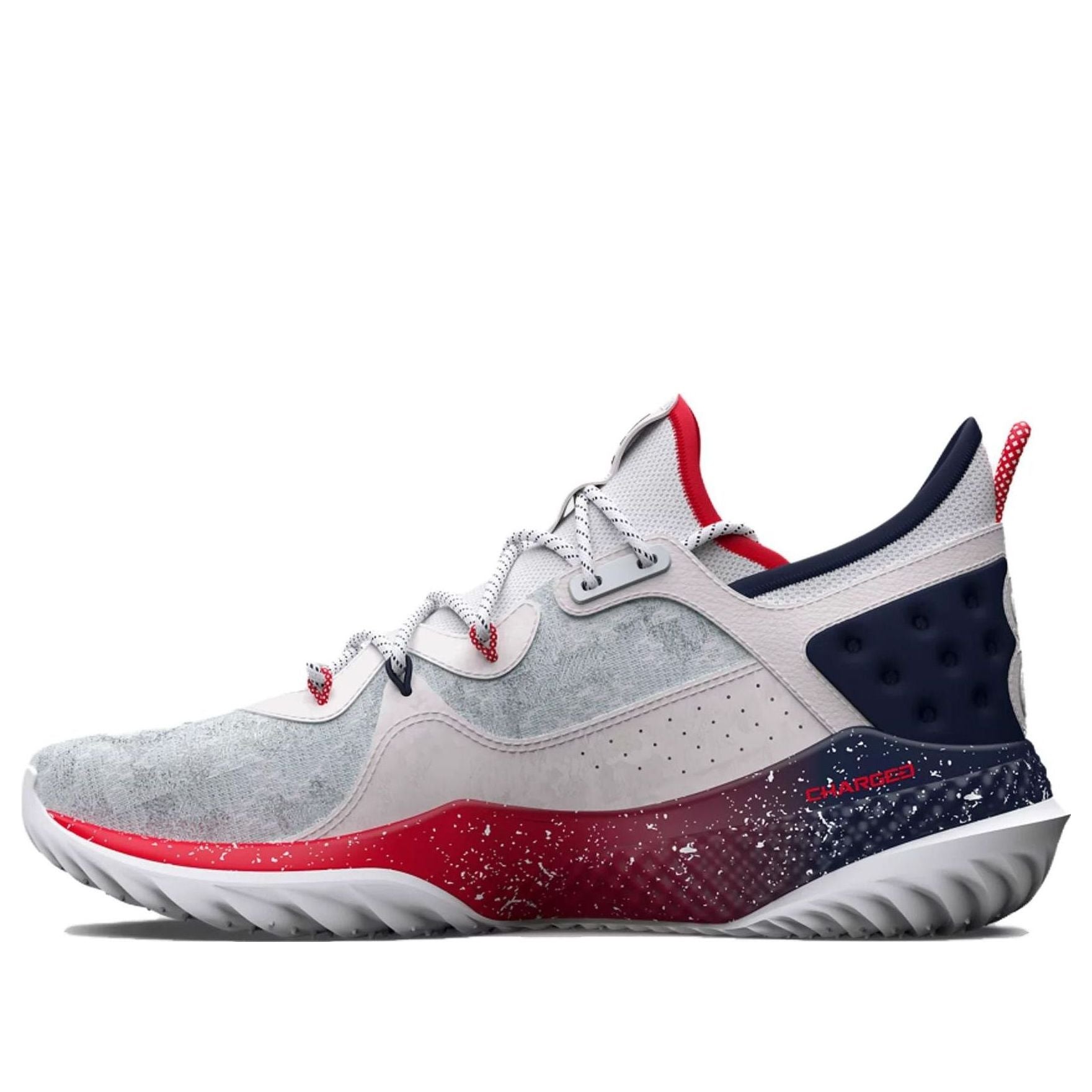 Under Armour Harper 8 Turf USA Baseball Shoes 'Grey White Red' 3026935100
