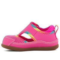 (TD) UGG Delta Closed Toe Sandal 'Pink Rainbow' 1117242T-PINK