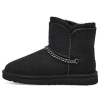 (WMNS) UGG Classic UGG Charm Mini Fleece Lined Black 1112493-BLK