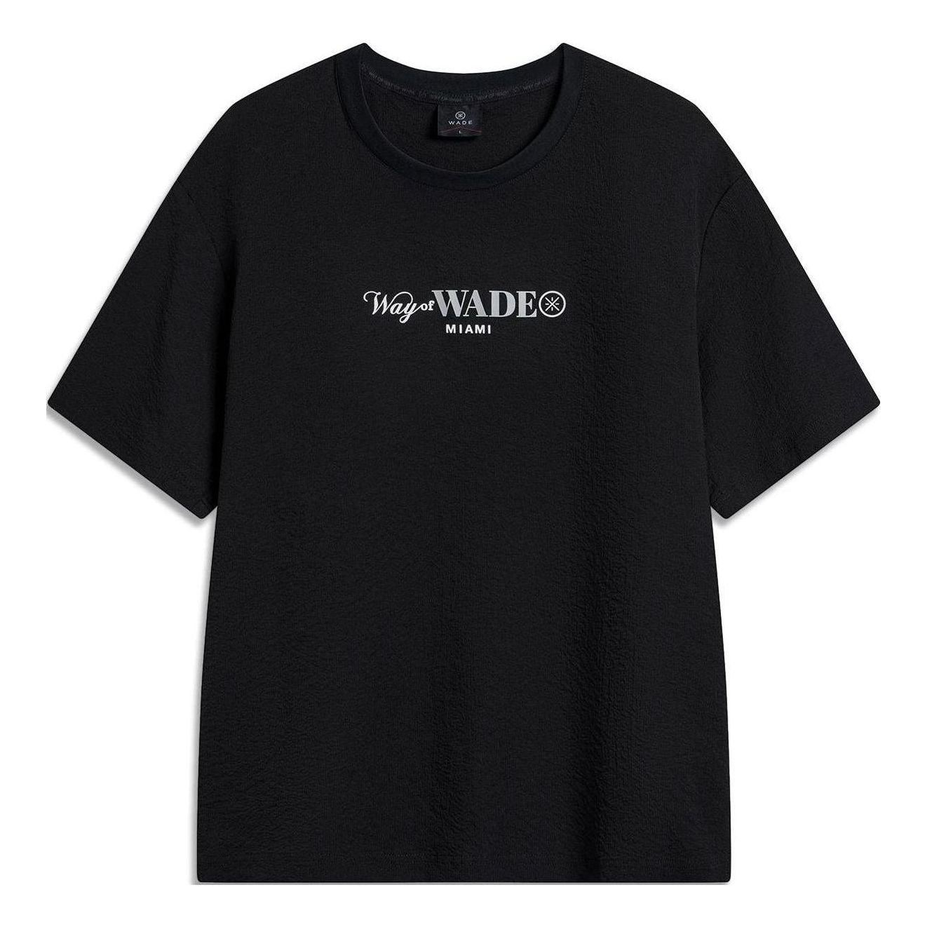 Li-Ning Way Of Wade Graphic T-shirt 'Black' ATSU347-7