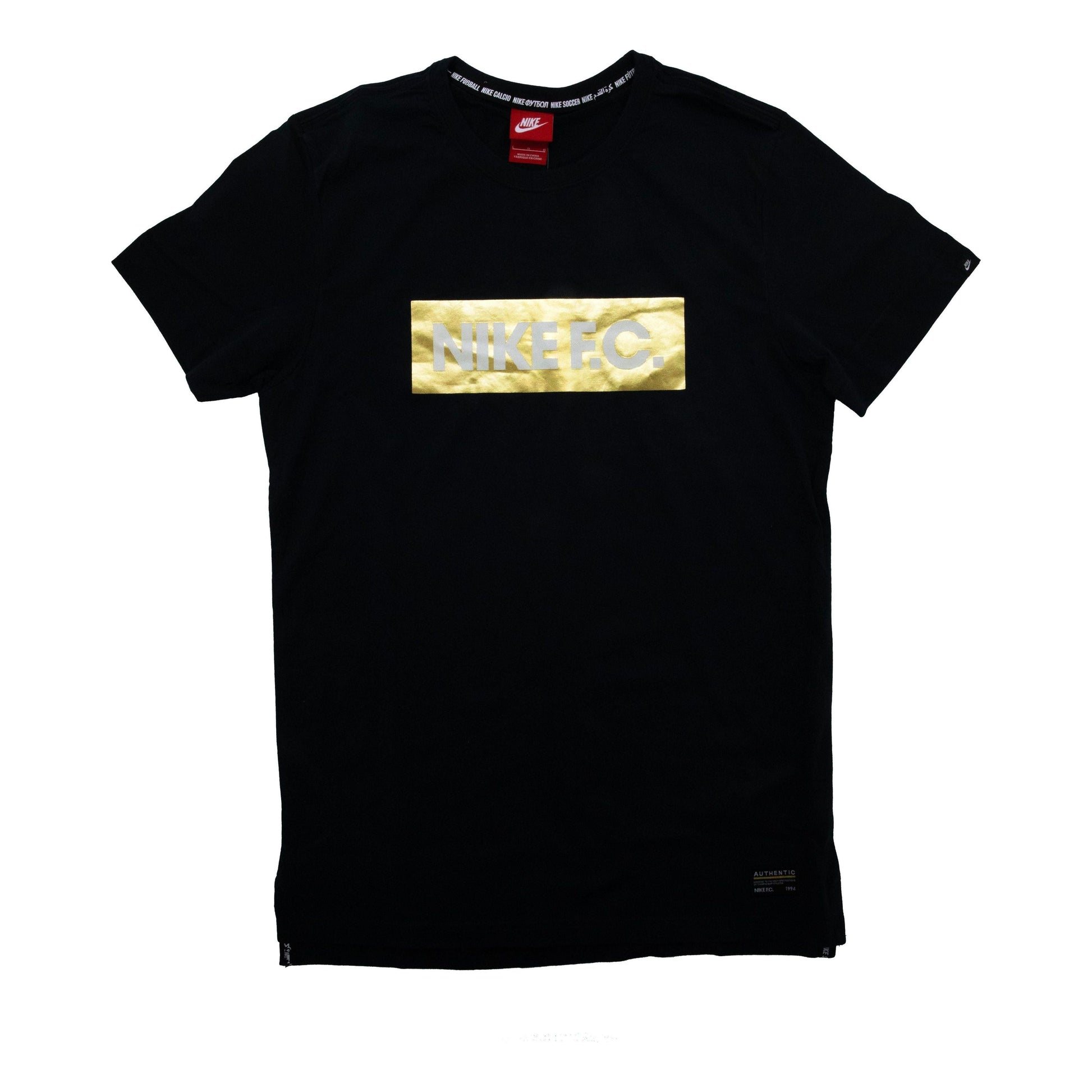 Nike FC T-Shirt 'Black Gold' 635408-010