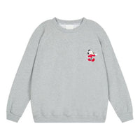 MLB x Disney Mickey Crossover Athleisure Casual Sports Long Sleeves Pullover Unisex Gray 31MTK1011-43M