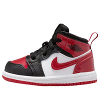 (TD) Air Jordan 1 Mid SE 'Patent Bred Toe' HV4729-006