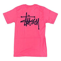 Stussy Basic Printing Short Sleeve Unisex Rose Red 1904181