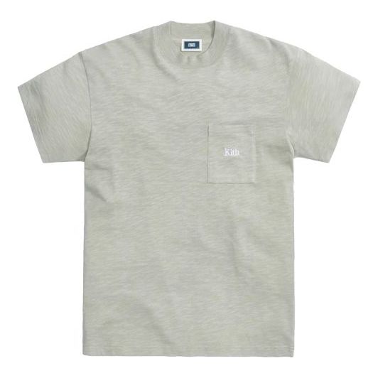 KITH Mock Neck JFK Pocket Tee 'Plaster' KH3995-208