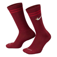 Nike Everyday Plus Cushioned Crew Socks 'Red' DQ9165-677