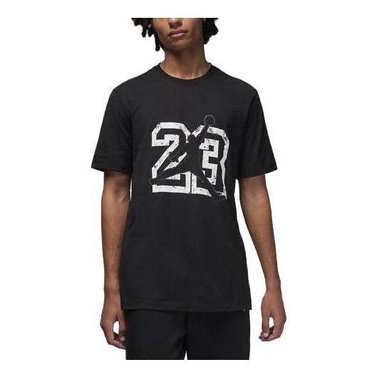 Air Jordan Flight Essentials Tee 'Black White' FB7394-011