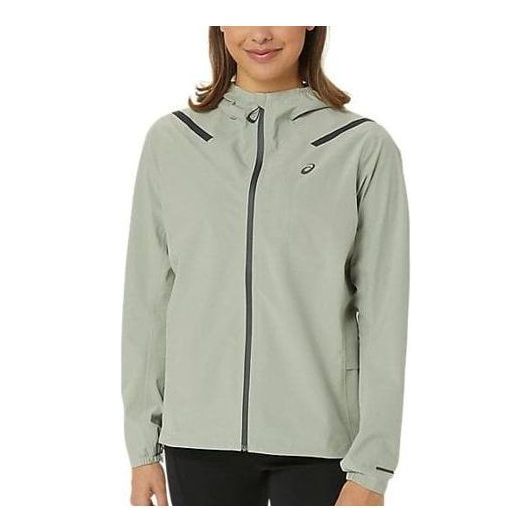 (WMNS) ASICS Accelerate Waterproof 2.0 Jacket 'Olive Grey' 2012C219-303
