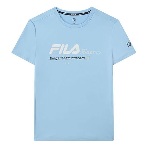 FILA Elastic Sports Short Sleeve Sky Blue A11M122102F-LB